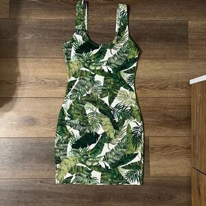 Divided Jungle Green Minidress Size 4